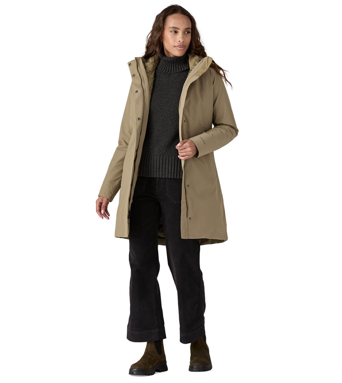 Patagonia W Winterjacket Tres 3-in-1 Parka beige sage khaki