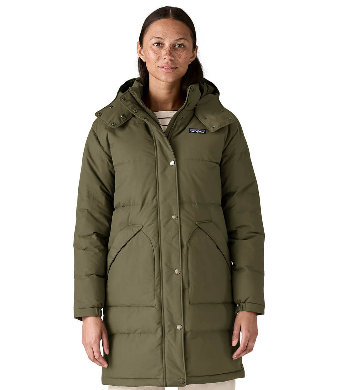 Patagonia W Winterparka Downdrift green basin