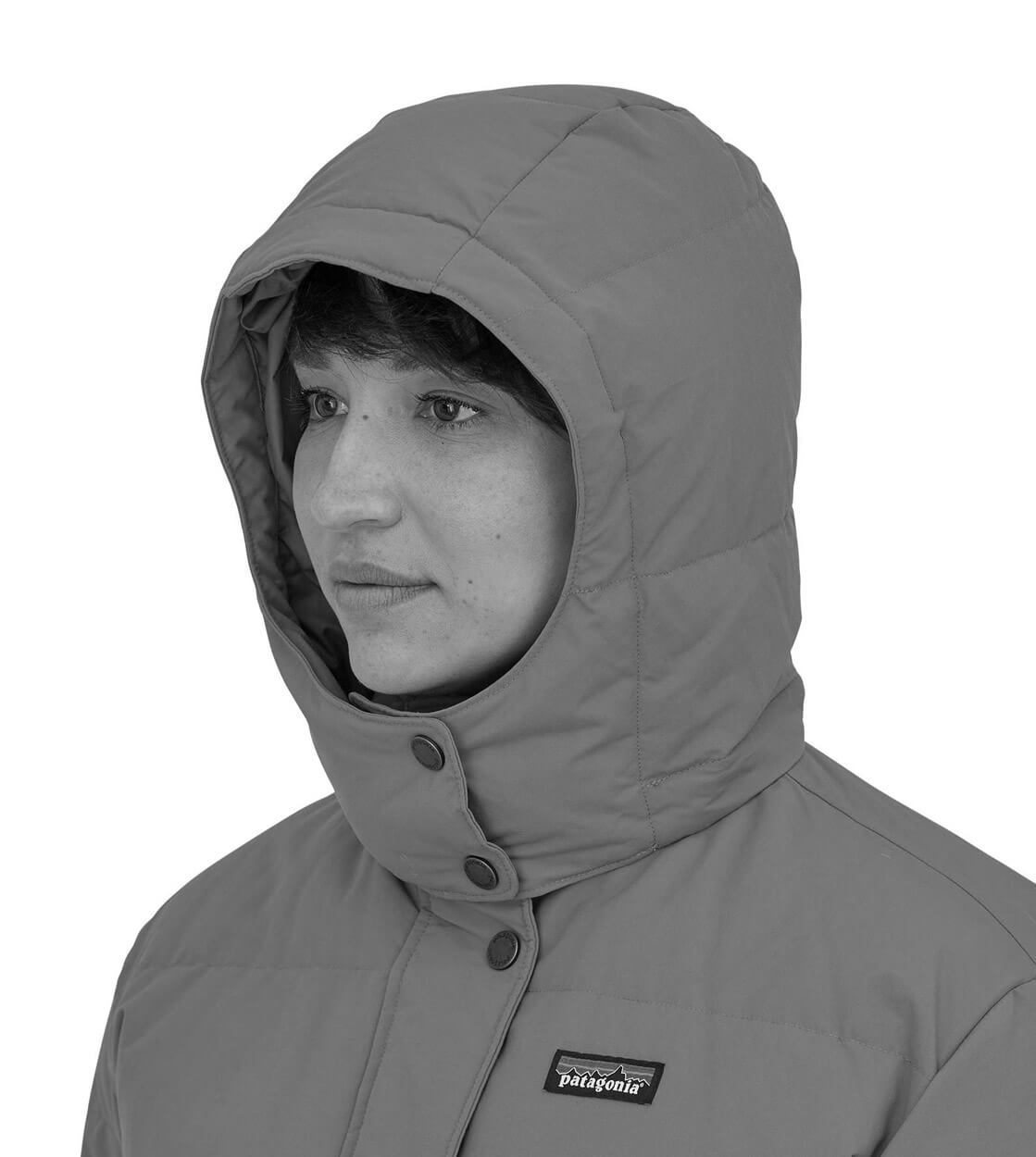 Patagonia W Winterparka Downdrifter brown shelter