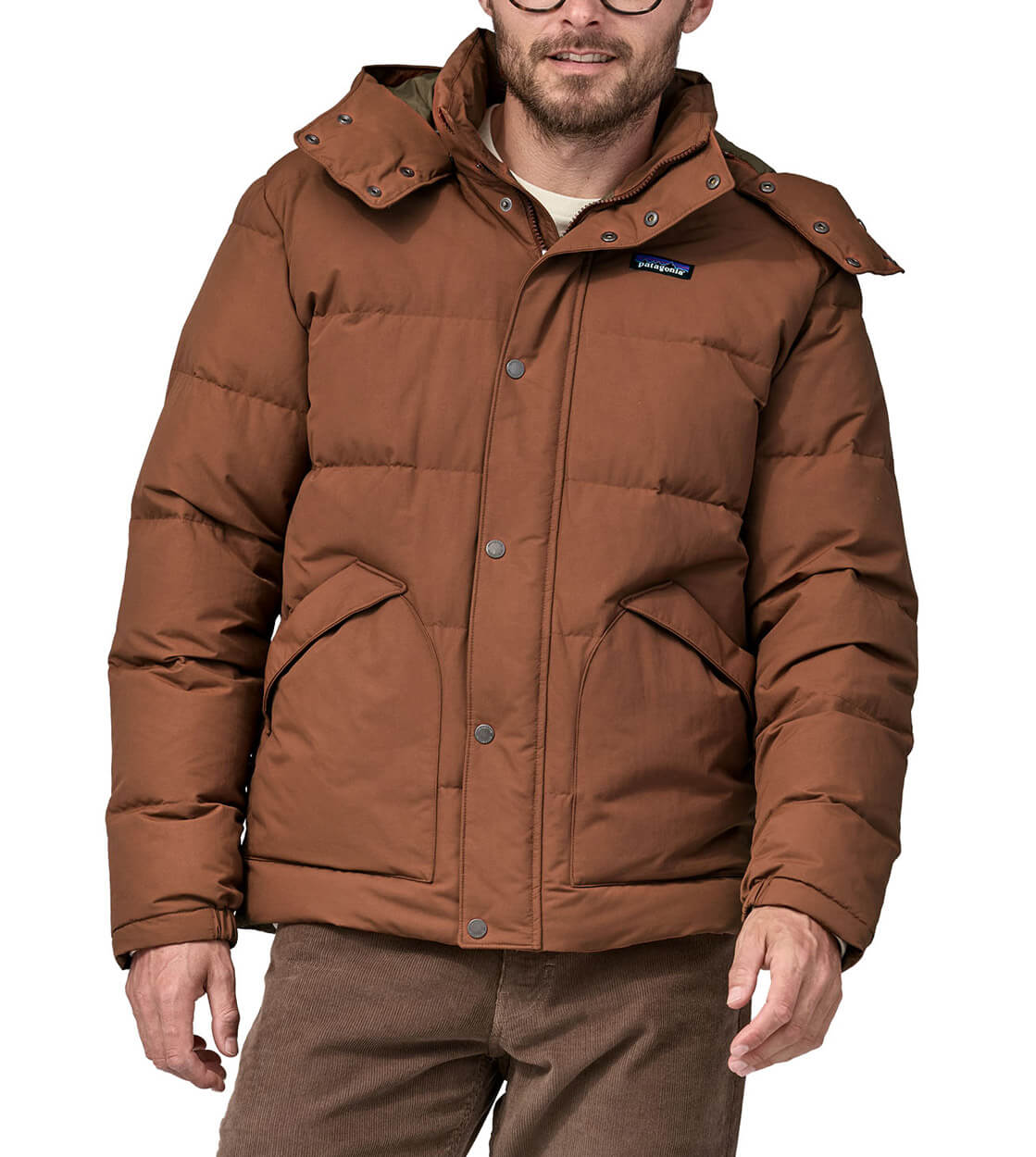 Patagonia Winterjacket Downdrift brown sisu