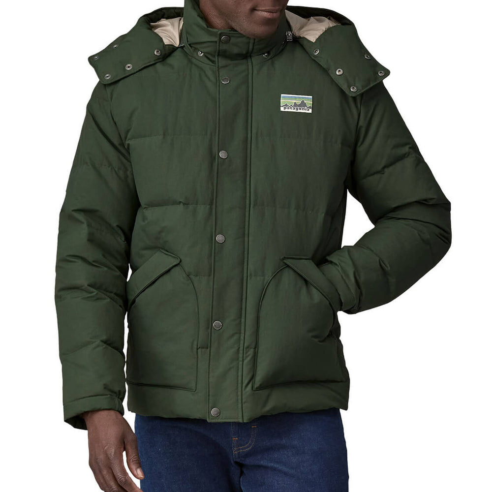 Patagonia Winterjacket Downdrift green torrey pine