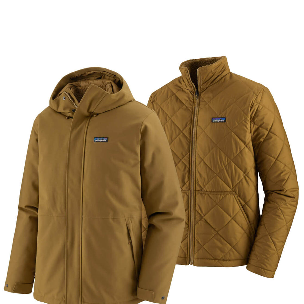 Patagonia Winterjacket Lone Mountain 3-in-1 brown mulch