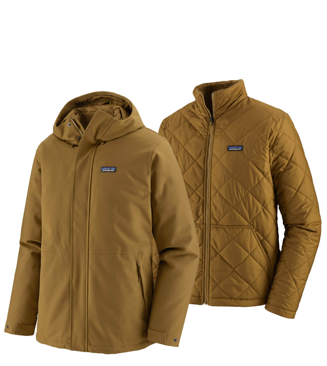 Patagonia Winterjacket Lone Mountain 3-in-1 brown mulch
