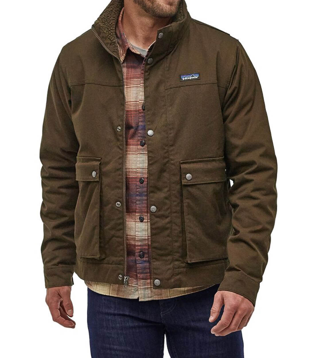 Patagonia Winterjacket Maple Grove brown logwood