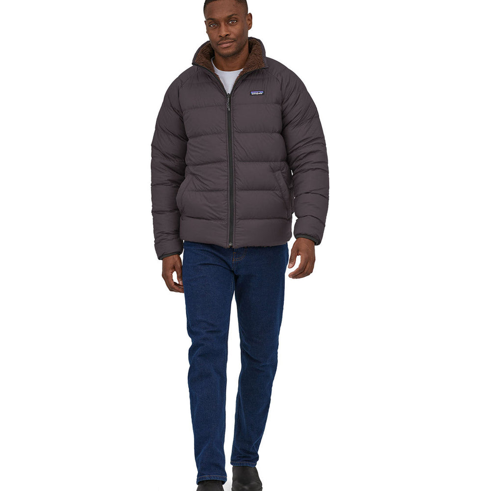 Patagonia Winterjacket Silent Down Reversible black ink