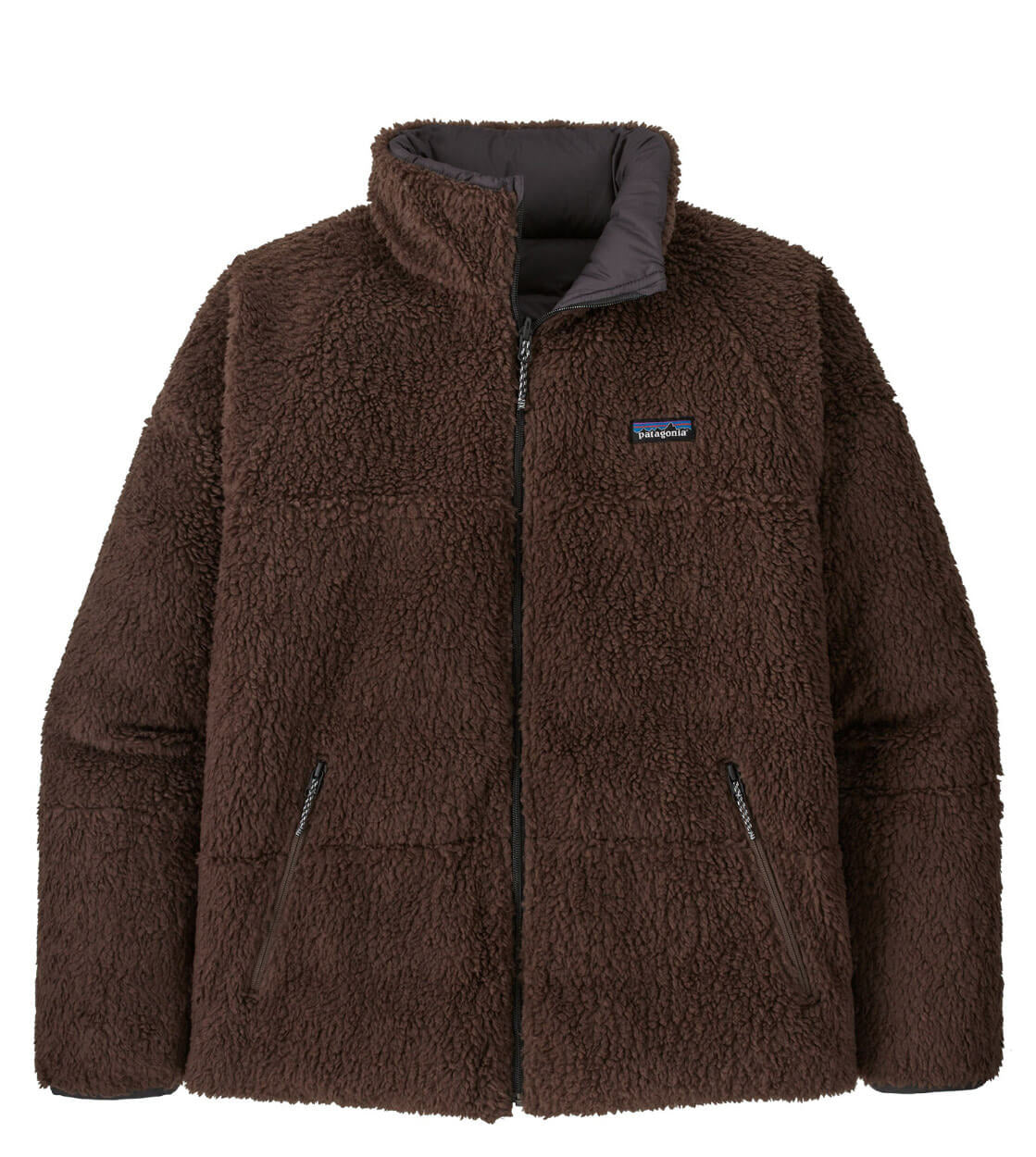 Patagonia Winterjacket Silent Down Reversible black ink