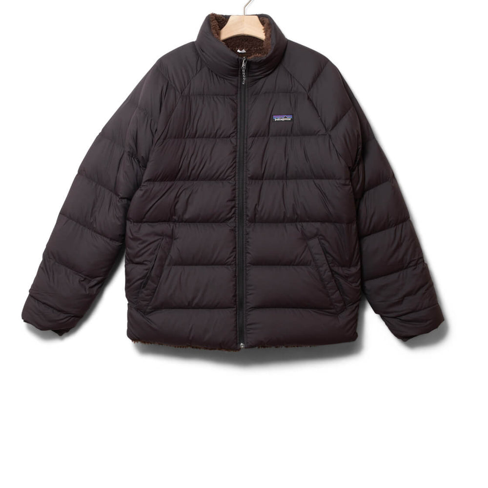 Patagonia Winterjacket Silent Down Reversible black ink