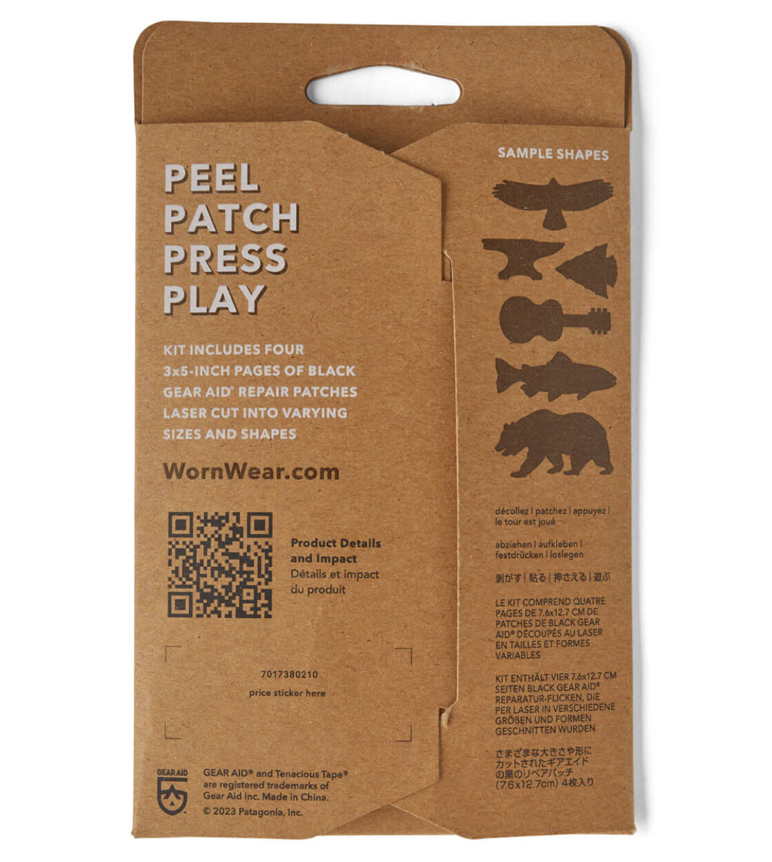 Patagonia Worn Wear Patch Kit black