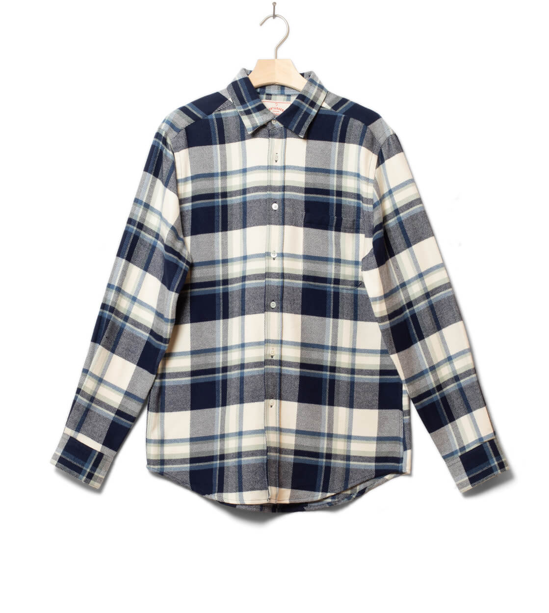 Portuguese Flannel Shirt Beck blue/white