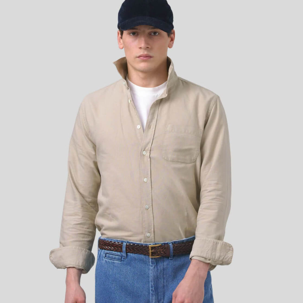 
                      
                        Portuguese Flannel Shirt Belavista beige sand
                      
                    