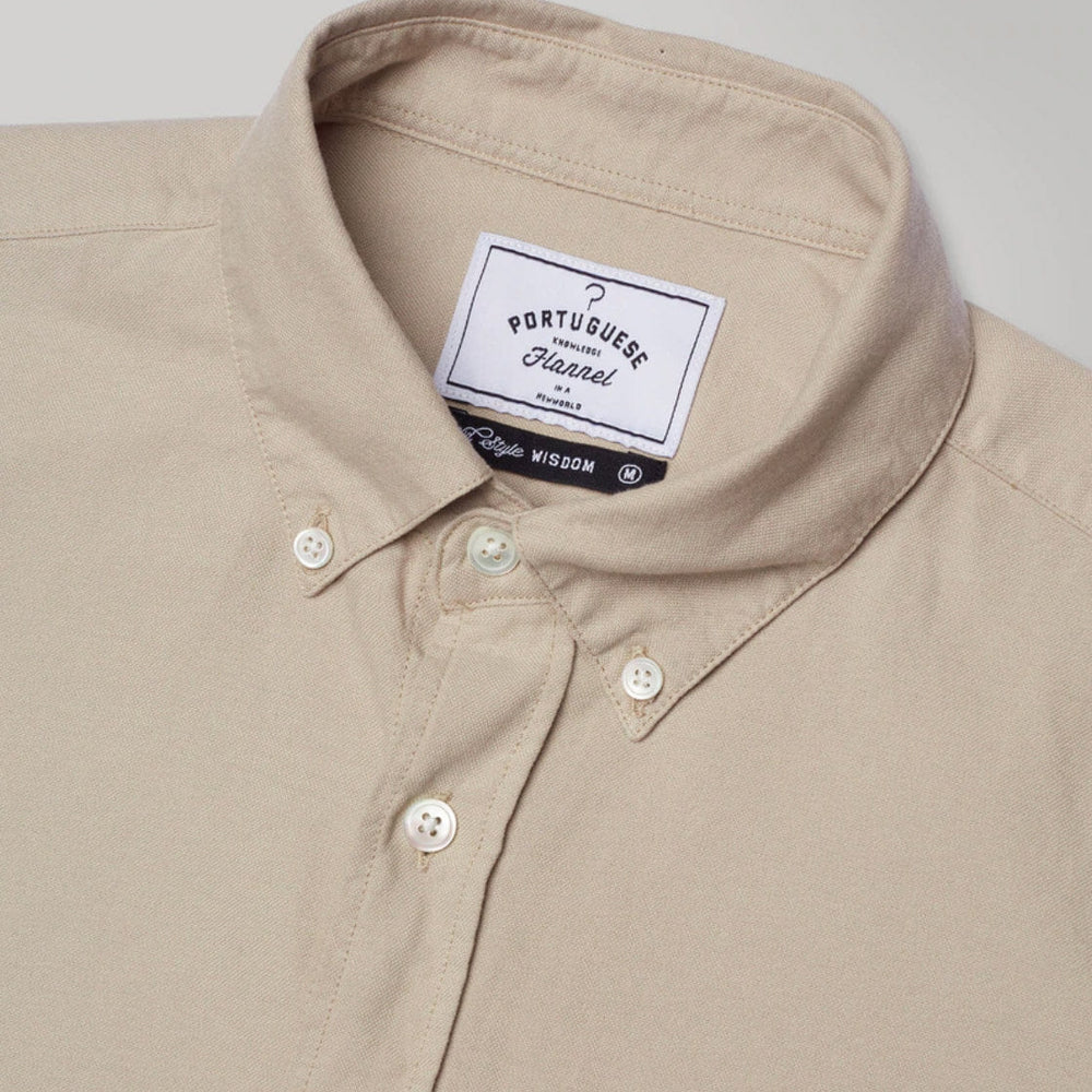 
                      
                        Portuguese Flannel Shirt Belavista beige sand
                      
                    