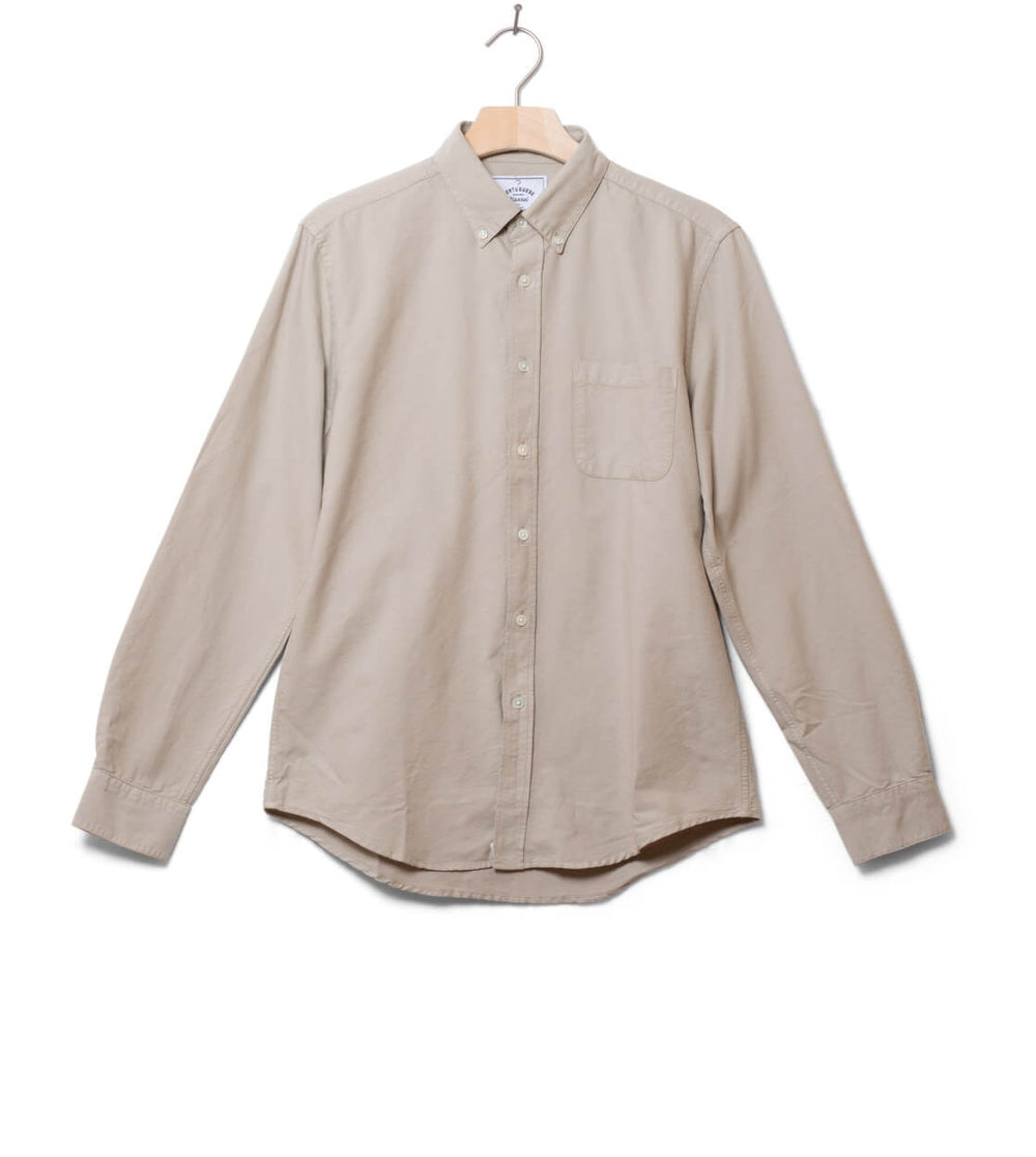 Portuguese Flannel Shirt Belavista beige sand