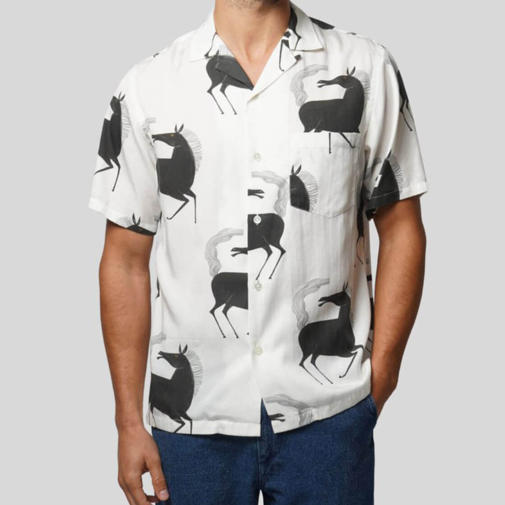 
                      
                        Portuguese Flannel Shirt Horse white/black
                      
                    