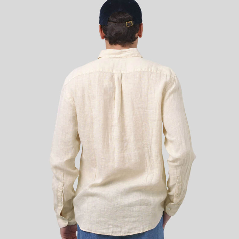 
                      
                        Portuguese Flannel Shirt Linen beige raw
                      
                    