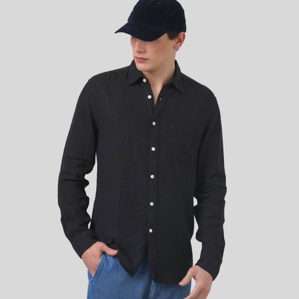 
                      
                        Portuguese Flannel Shirt Linen black
                      
                    