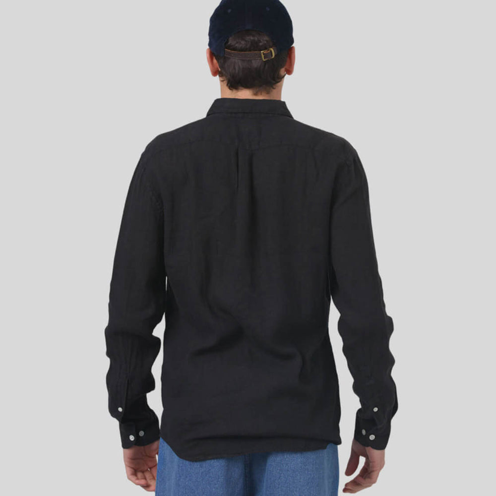 
                      
                        Portuguese Flannel Shirt Linen black
                      
                    