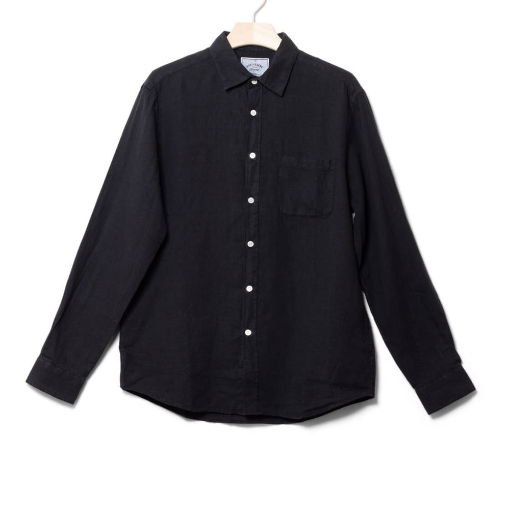 
                      
                        Portuguese Flannel Shirt Linen black
                      
                    