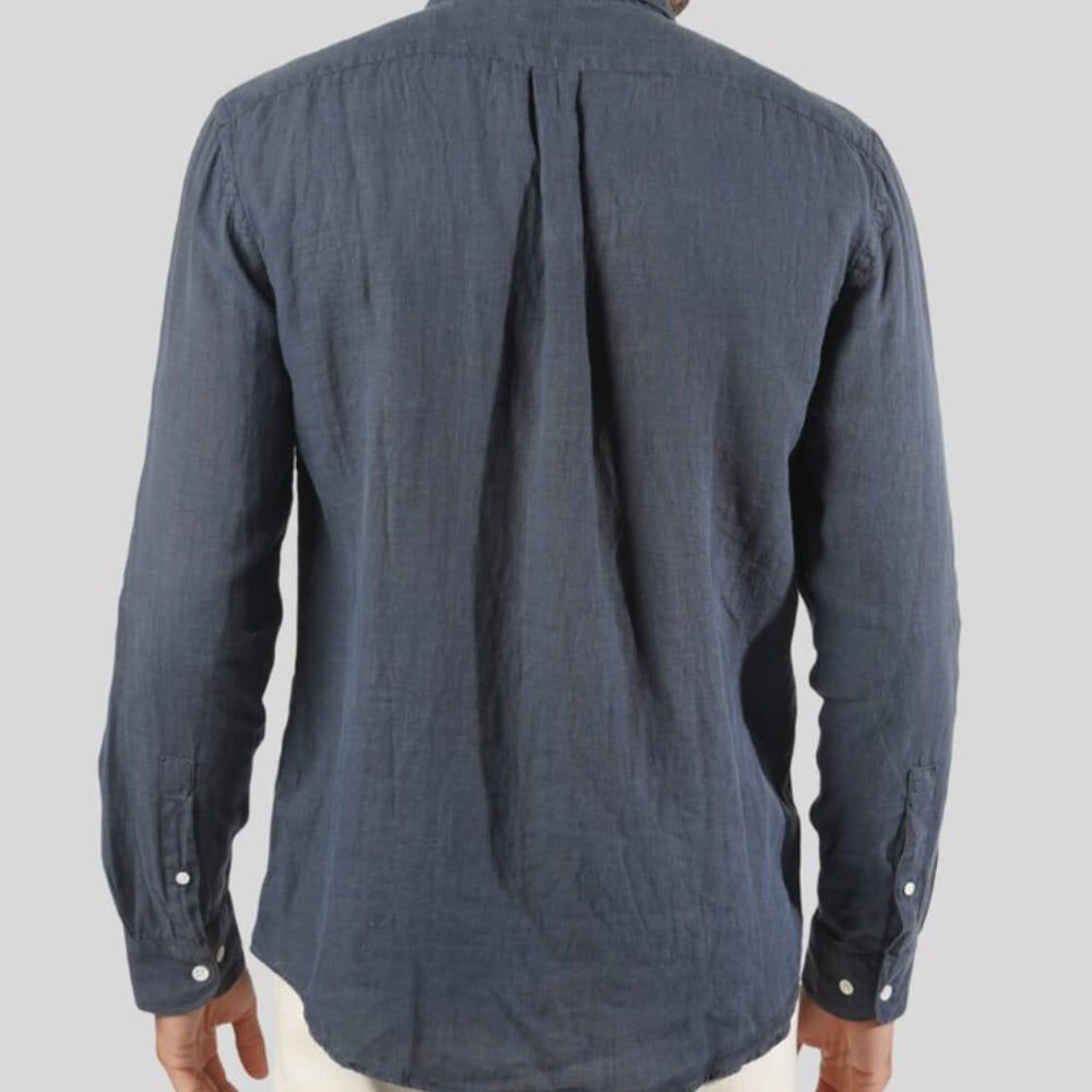 
                      
                        Portuguese Flannel Shirt Linen blue navy
                      
                    
