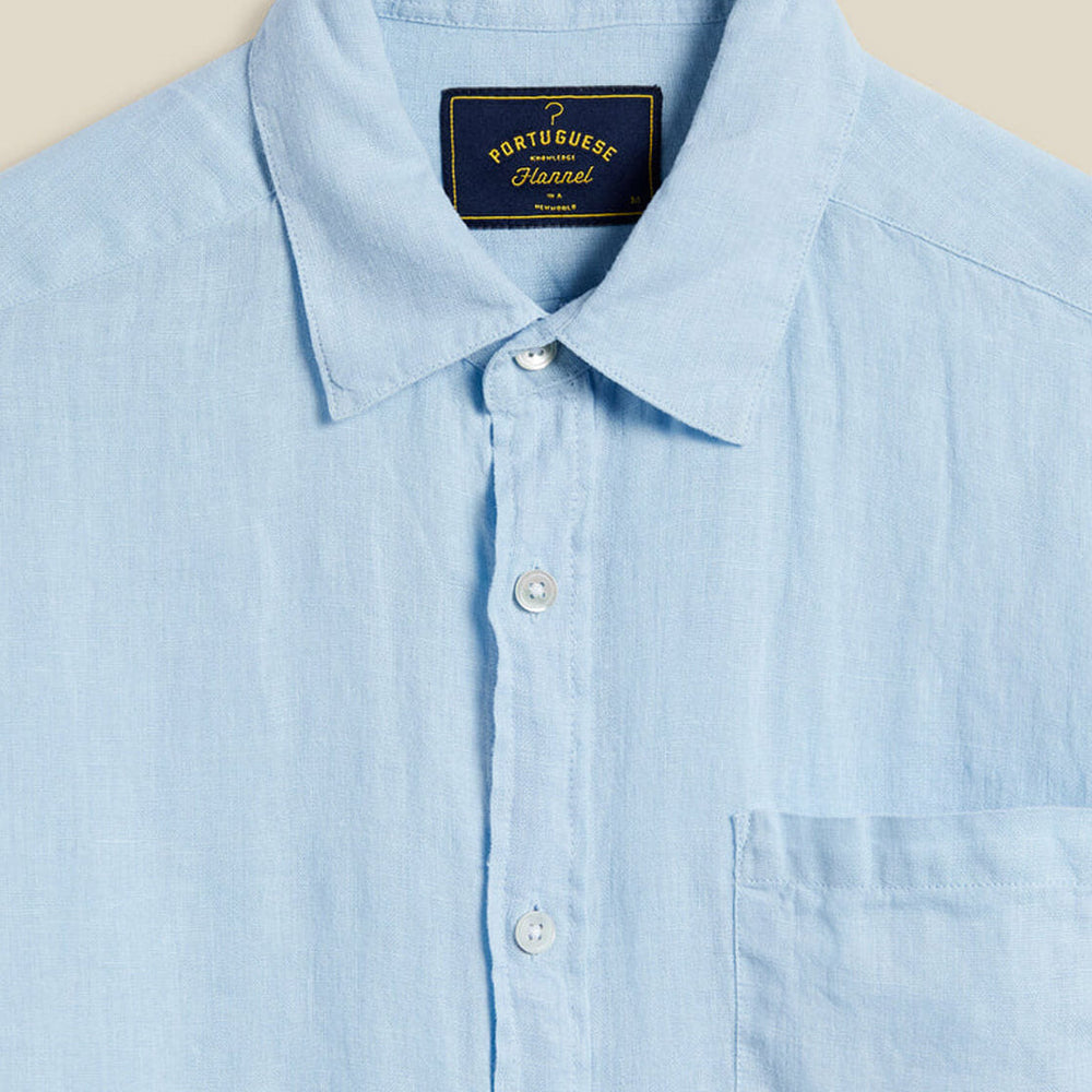 
                      
                        Portuguese Flannel Shirt Linen blue sky
                      
                    