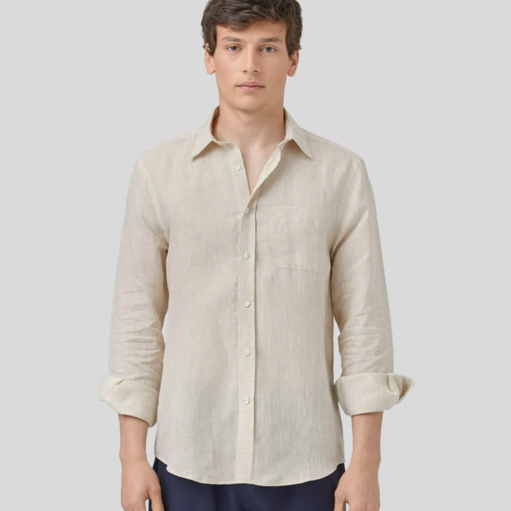 
                      
                        Portuguese Flannel Shirt Linen grey raw
                      
                    
