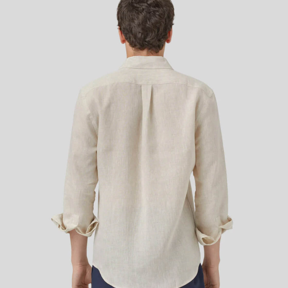 
                      
                        Portuguese Flannel Shirt Linen grey raw
                      
                    