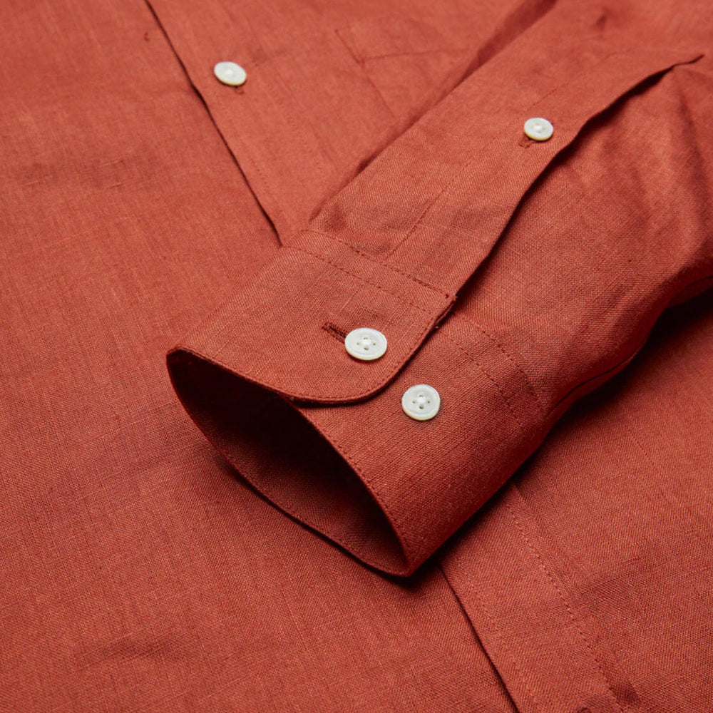 
                      
                        Portuguese Flannel Shirt Linen red terracota
                      
                    