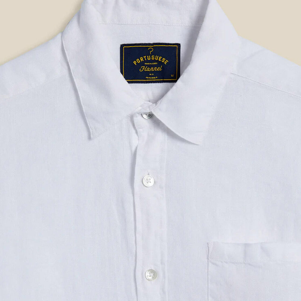 
                      
                        Portuguese Flannel Shirt Linen white
                      
                    