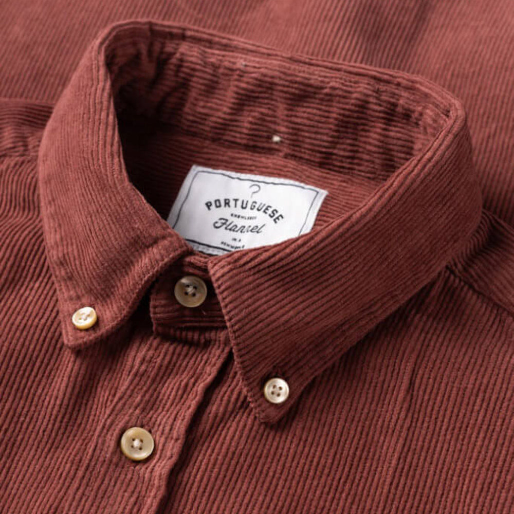 
                      
                        Portuguese Flannel Shirt Lobo red bordeaux
                      
                    