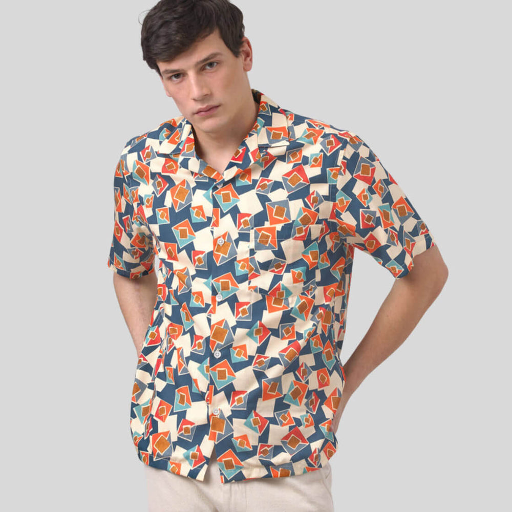 
                      
                        Portuguese Flannel Shirt SS Cubismo multi
                      
                    