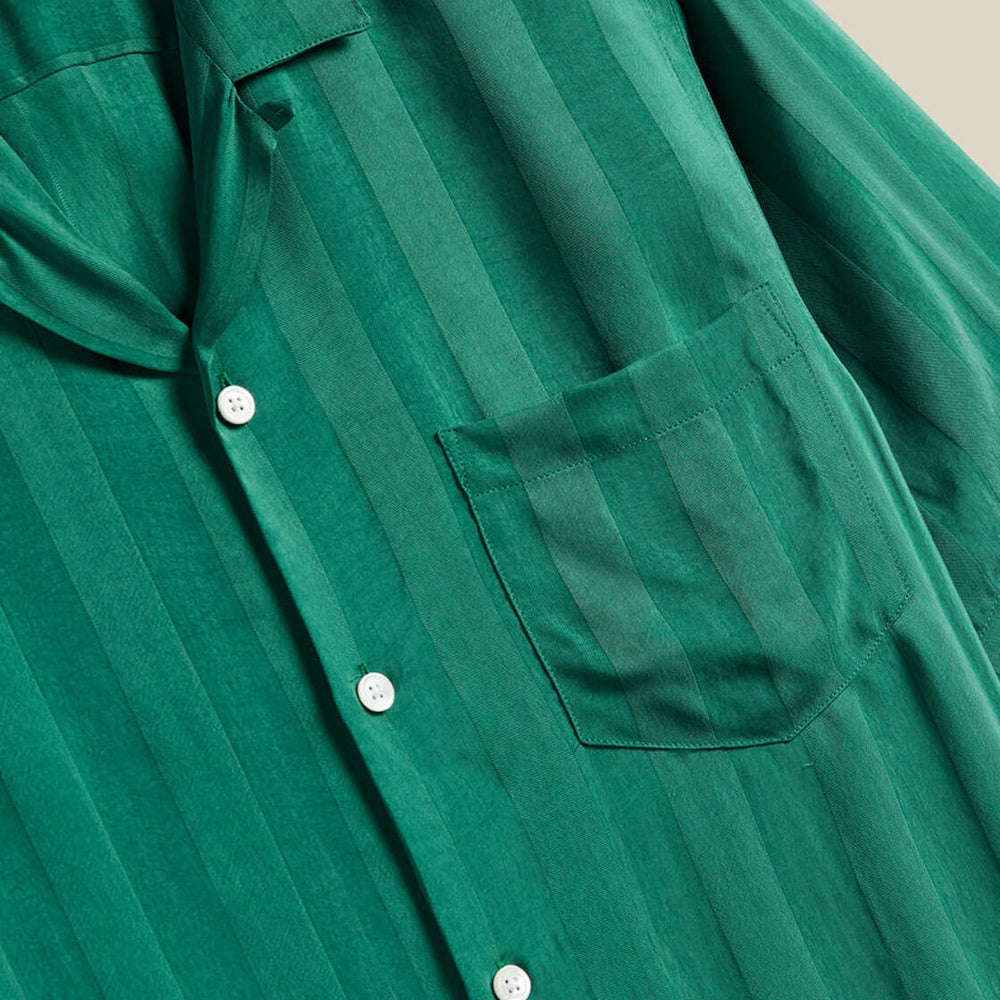Portuguese Flannel Shirt SS Cupro green