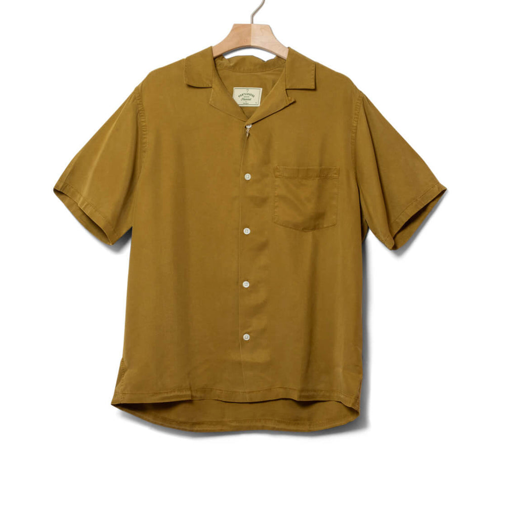 Portuguese Flannel Shirt SS Dogtown green prairie