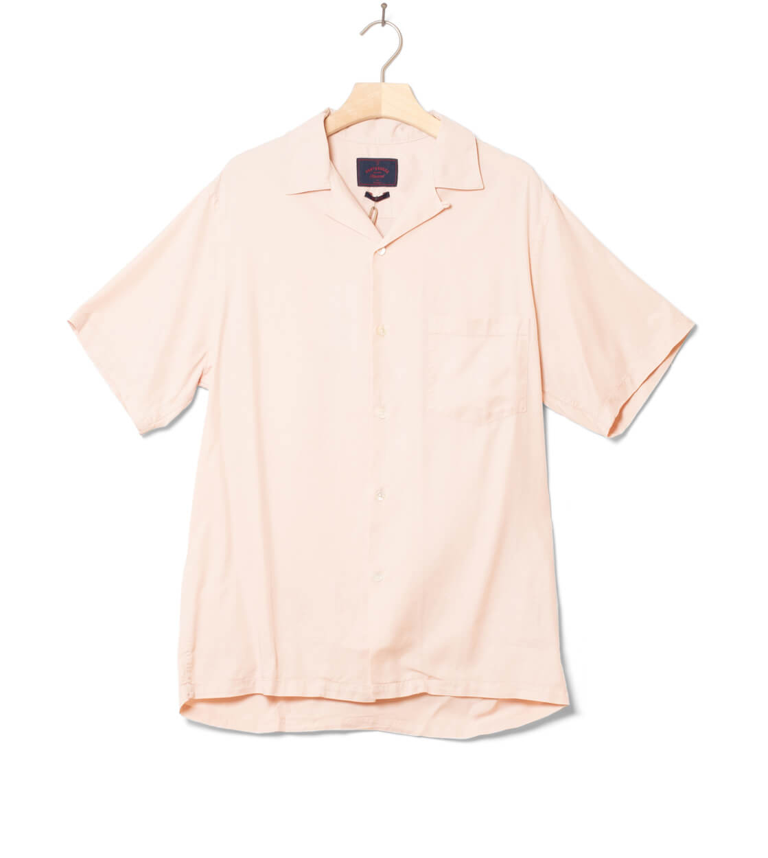 Portuguese Flannel Shirt SS Dogtown pink old rose