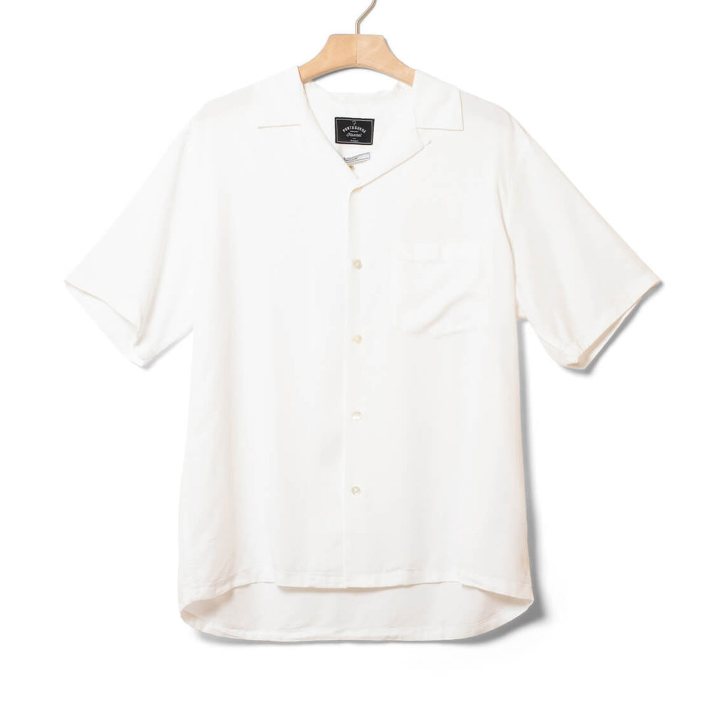 Portuguese Flannel Shirt SS Dogtown white off