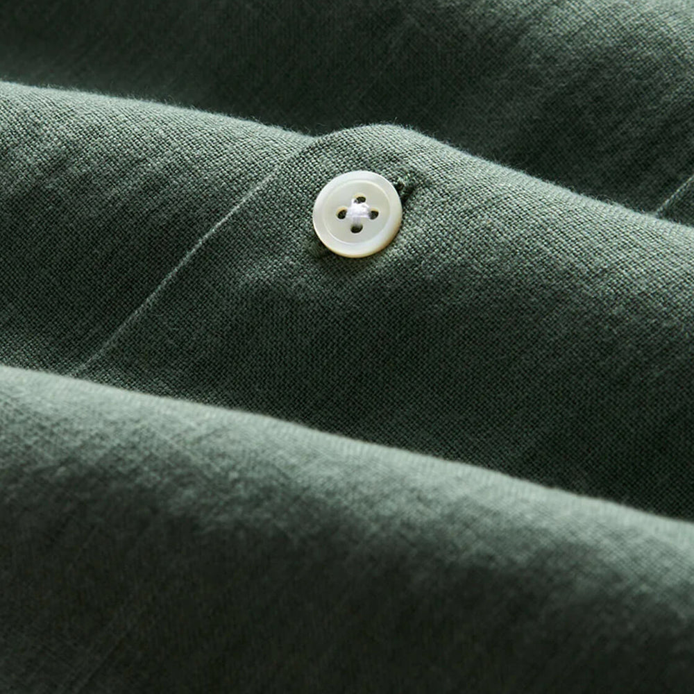 
                      
                        Portuguese Flannel Shirt SS Linen Camp Collar green dry
                      
                    