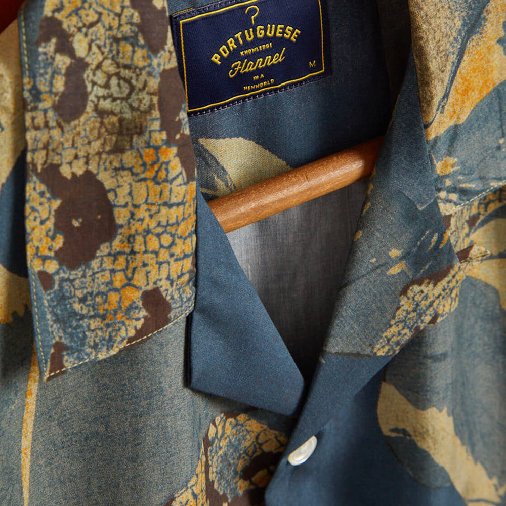 
                      
                        Portuguese Flannel Shirt SS Mastic blue
                      
                    