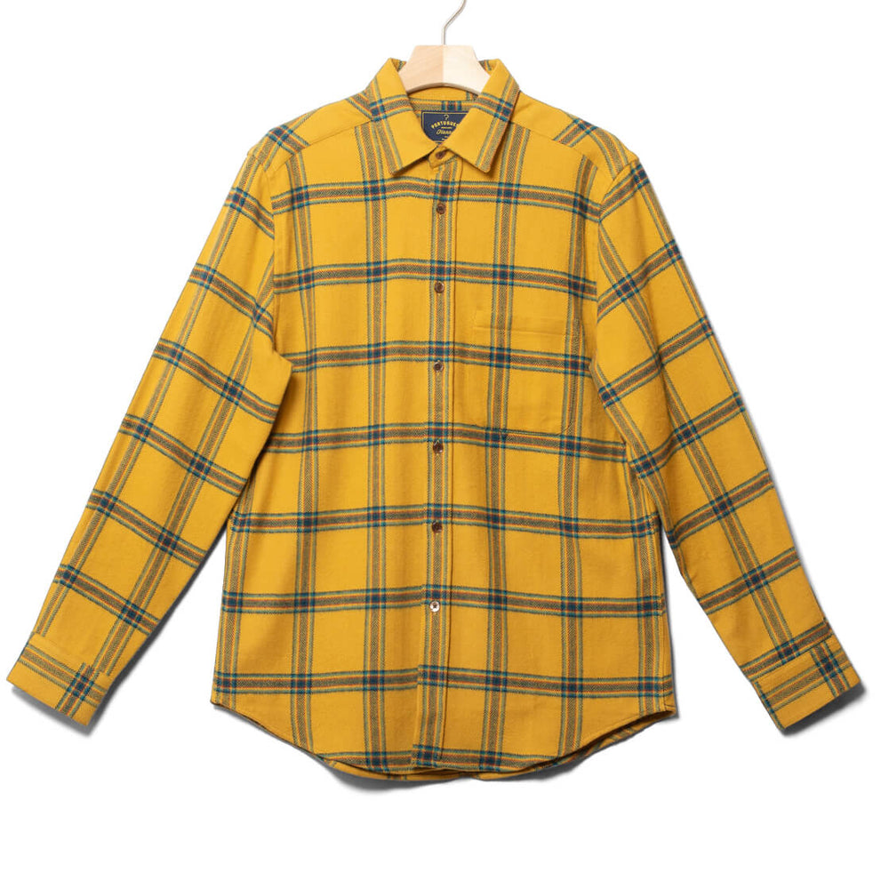 Portuguese Flannel Shirt Standard yellow plaid