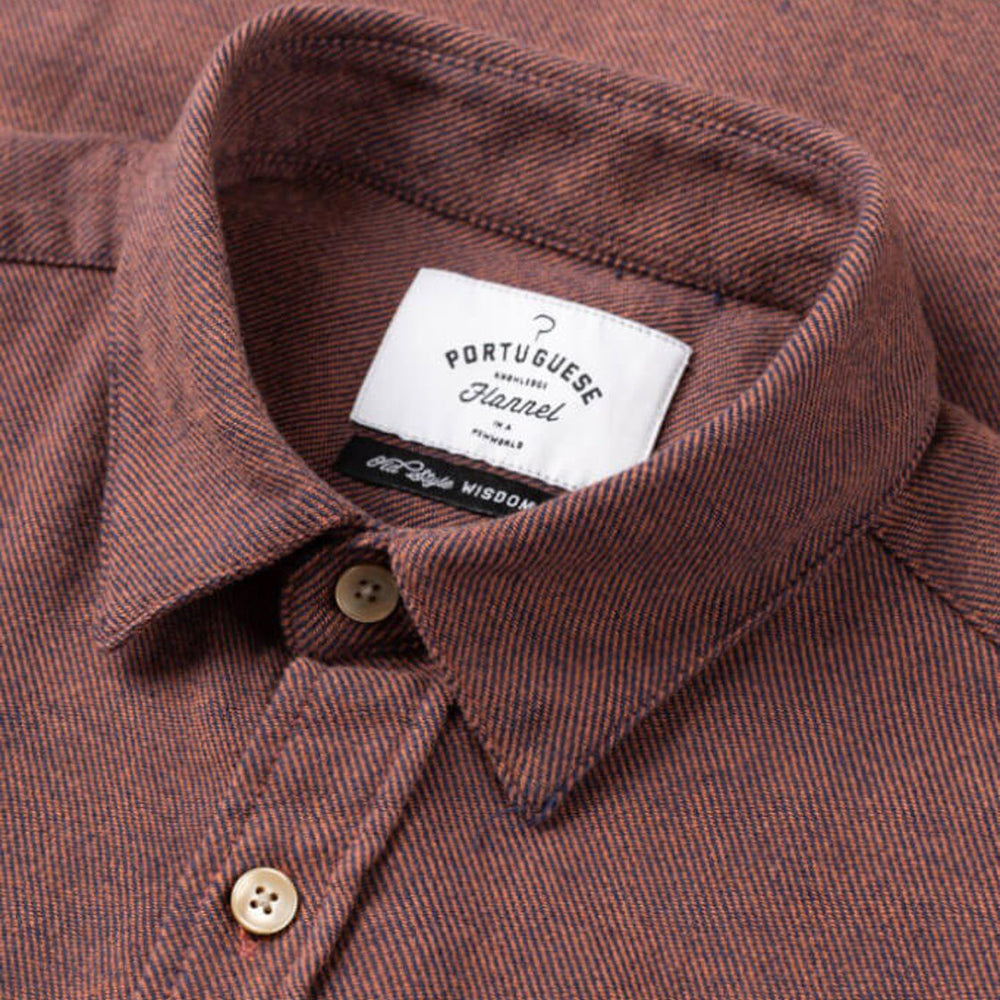 
                      
                        Portuguese Flannel Shirt Teca red brick
                      
                    