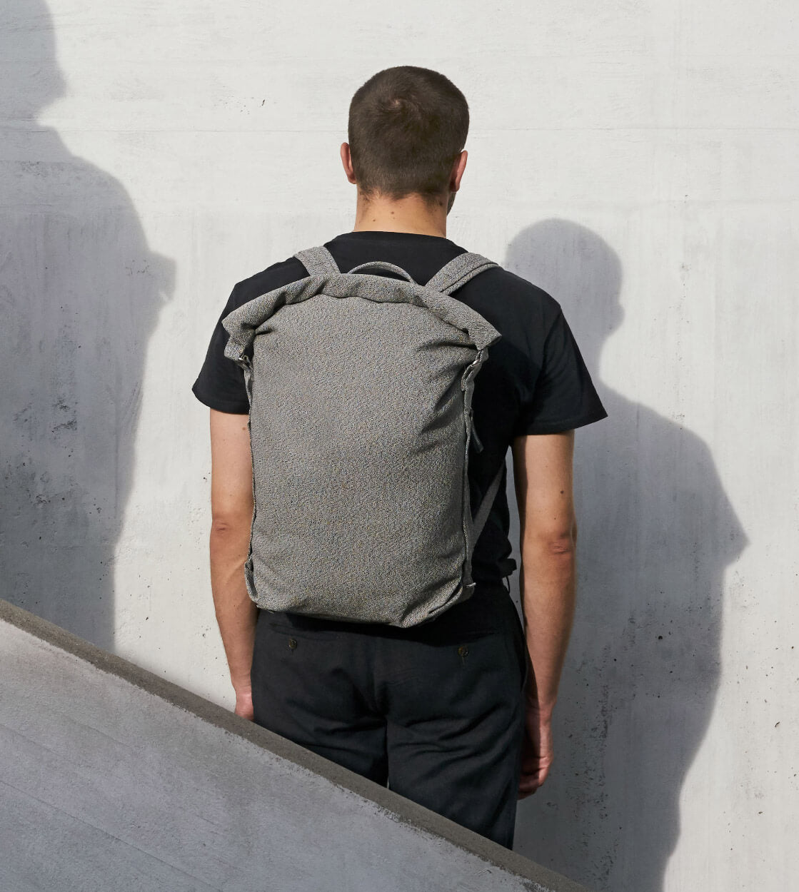 Qwstion Backpack Roll Pack granite