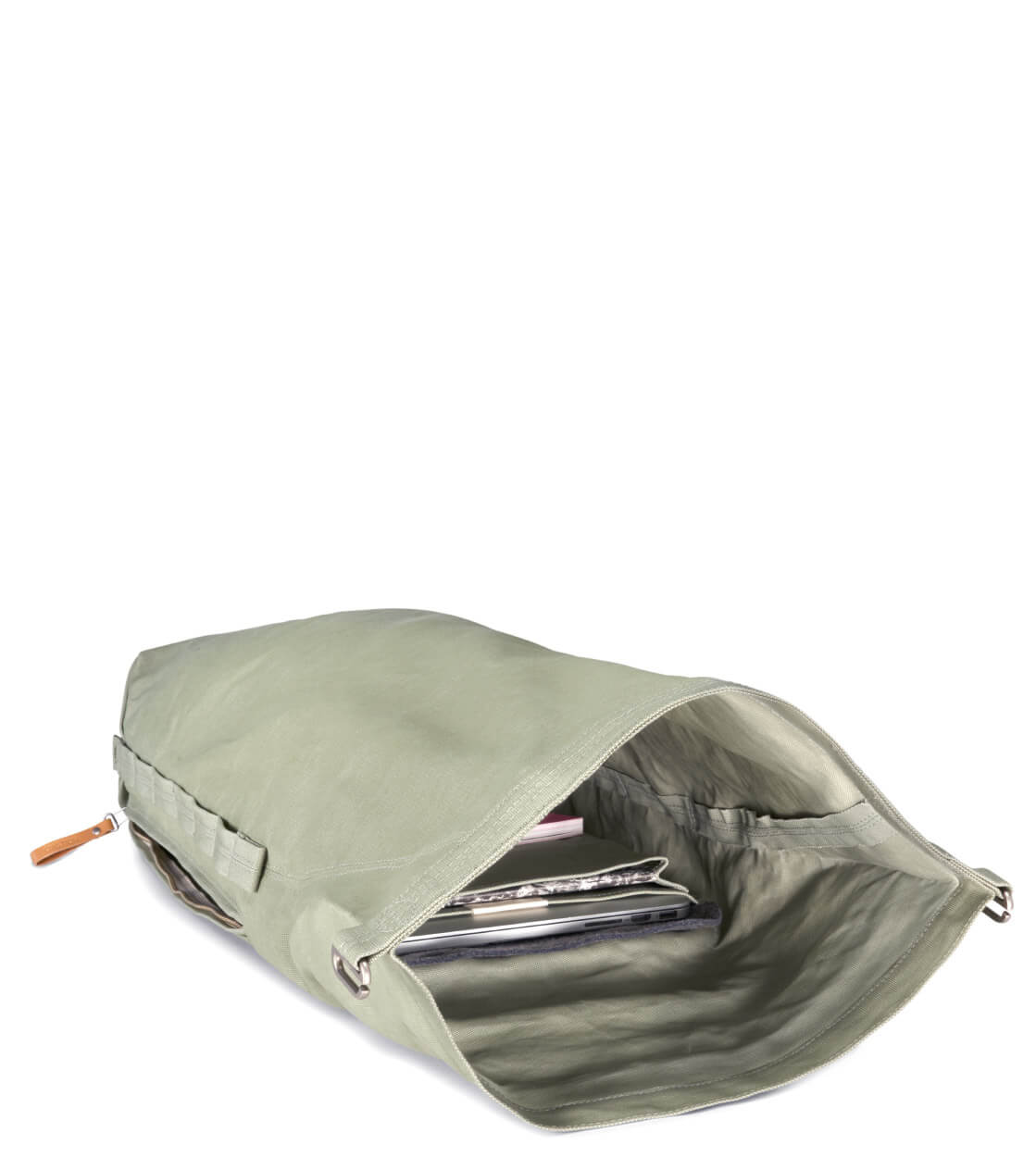 Qwstion Backpack Roll Pack green sage