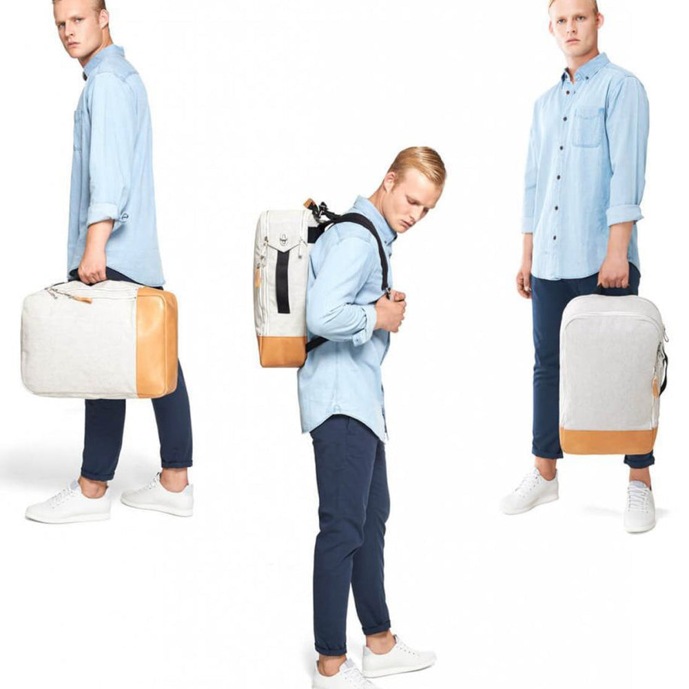 
                      
                        Qwstion Backpack raw blend natural leather
                      
                    