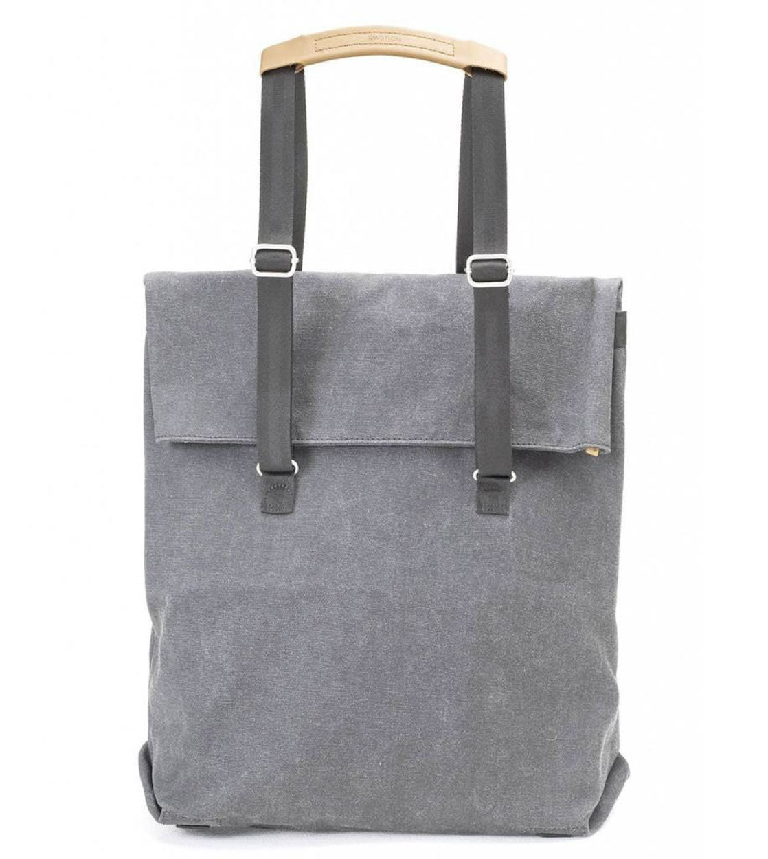 Qwstion Bag Day Tote organic washed grey