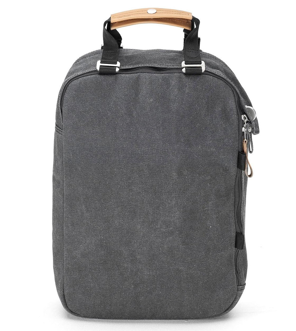 Qwstion Bag Daypack organic washed black