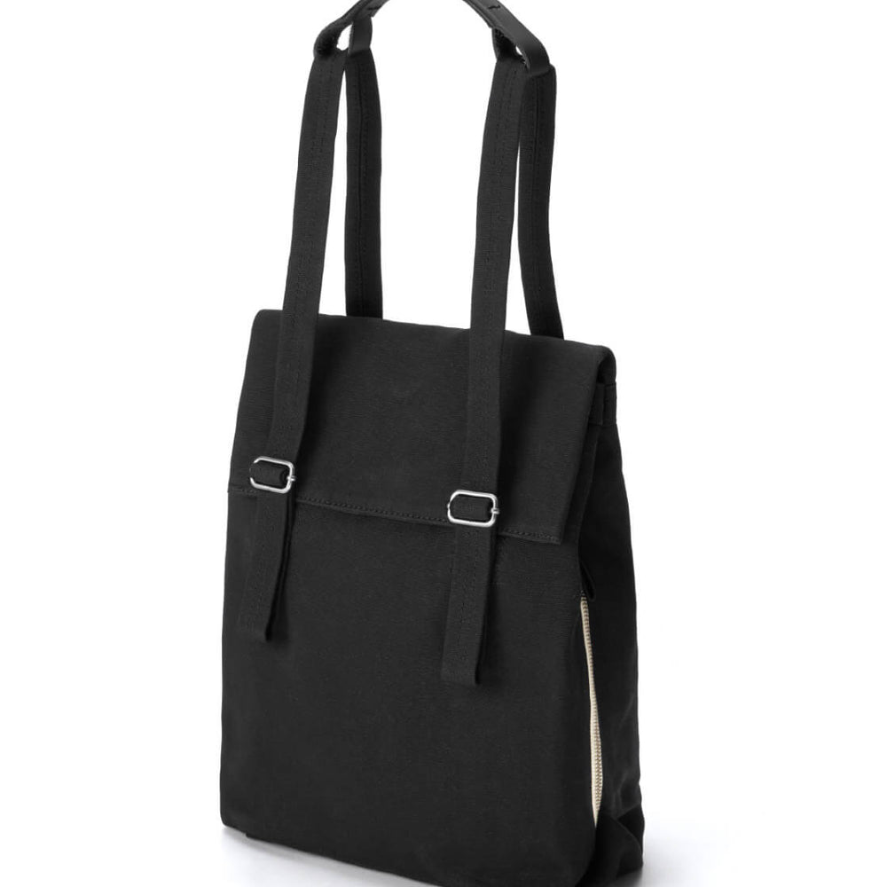 
                      
                        Qwstion Bag Flap Tote Small black all
                      
                    