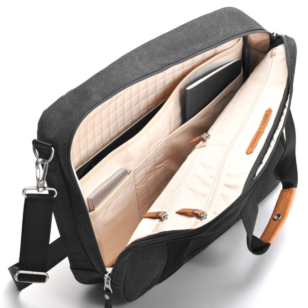 
                      
                        Qwstion Bag Office organic washed black
                      
                    