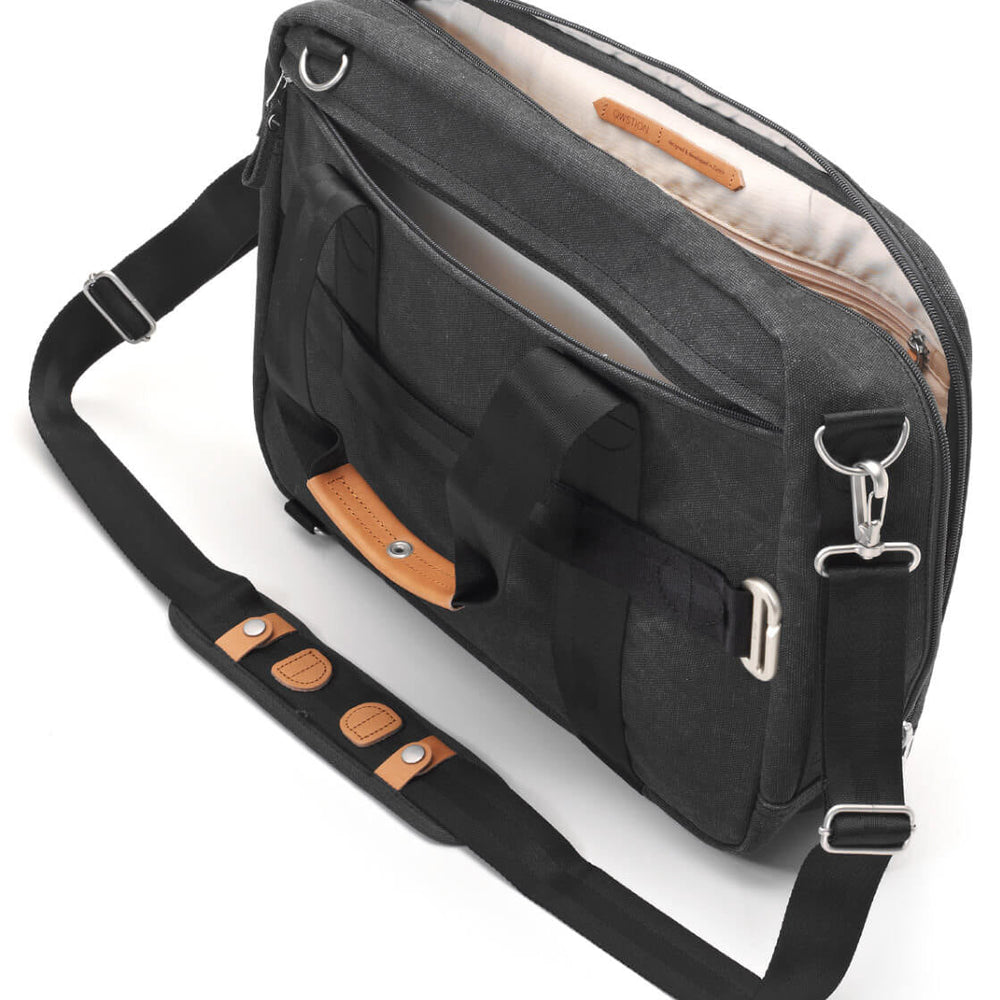 
                      
                        Qwstion Bag Office organic washed black
                      
                    