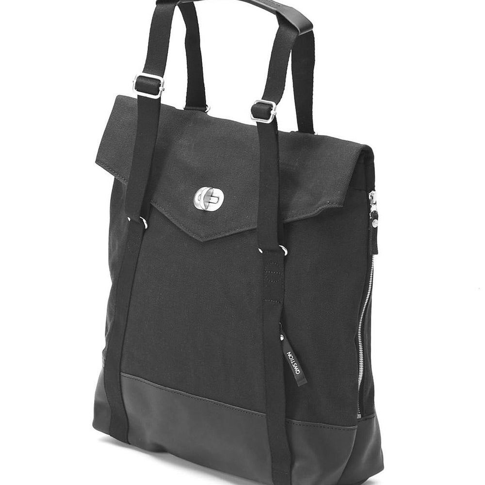 
                      
                        Qwstion Bag Tote black leather canvas
                      
                    