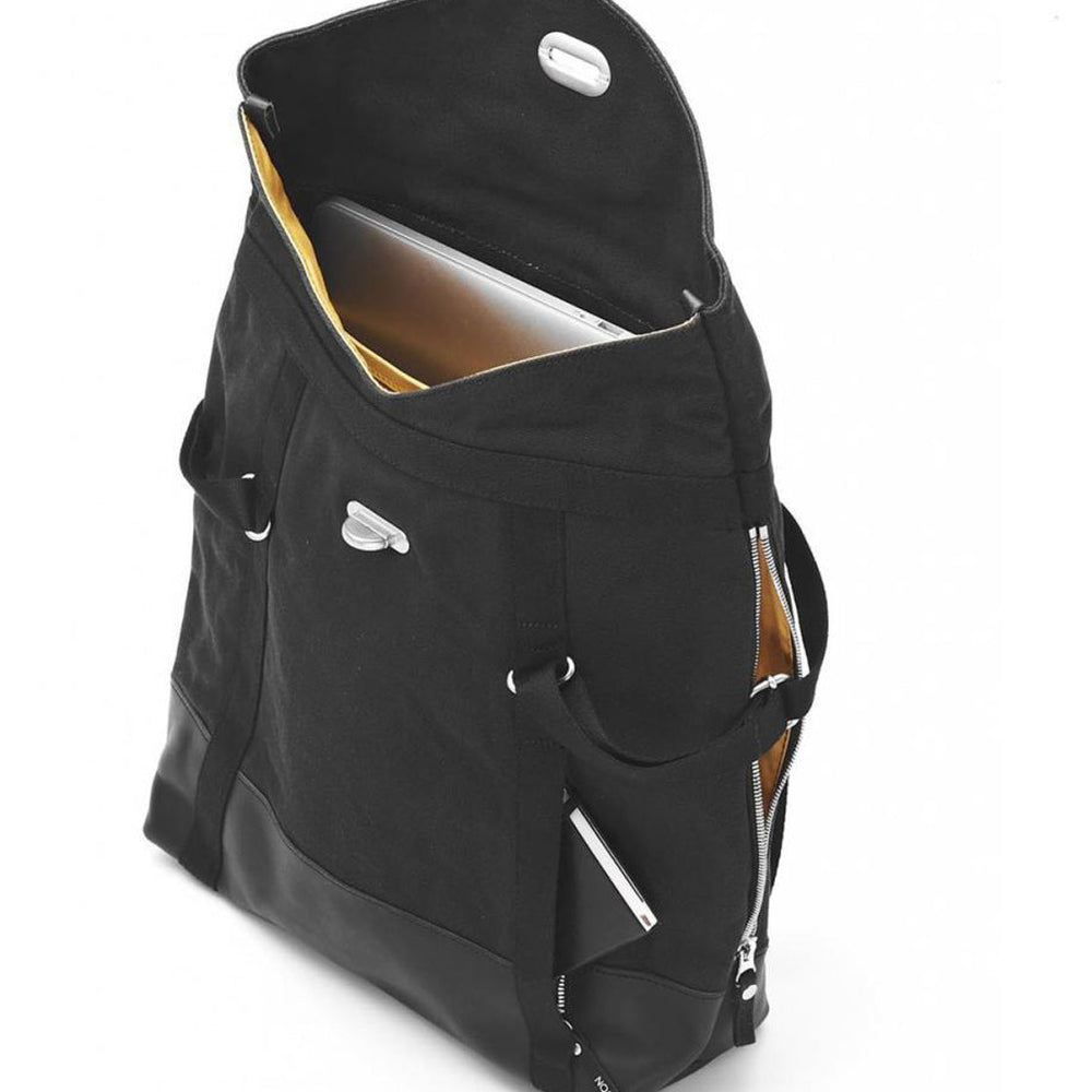 
                      
                        Qwstion Bag Tote black leather canvas
                      
                    