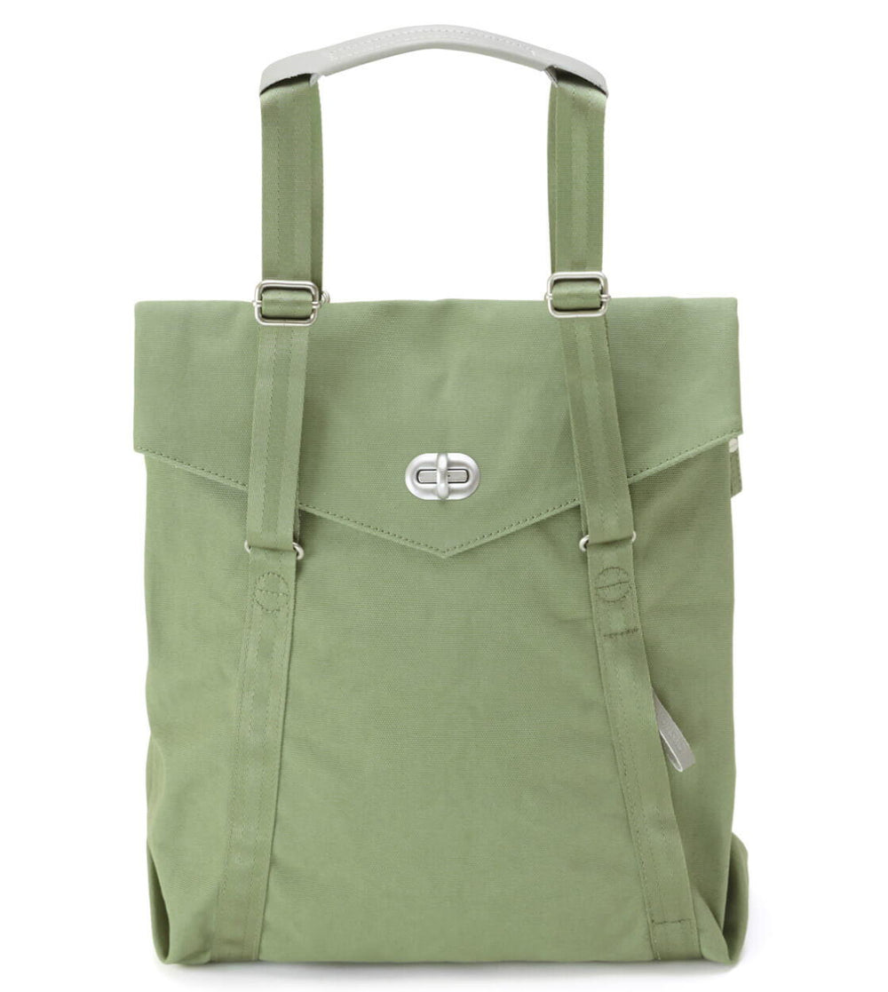 Qwstion Bag Tote organic moss