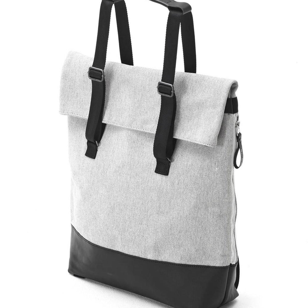 
                      
                        Qwstion Bag Tote raw blend leather canvas
                      
                    
