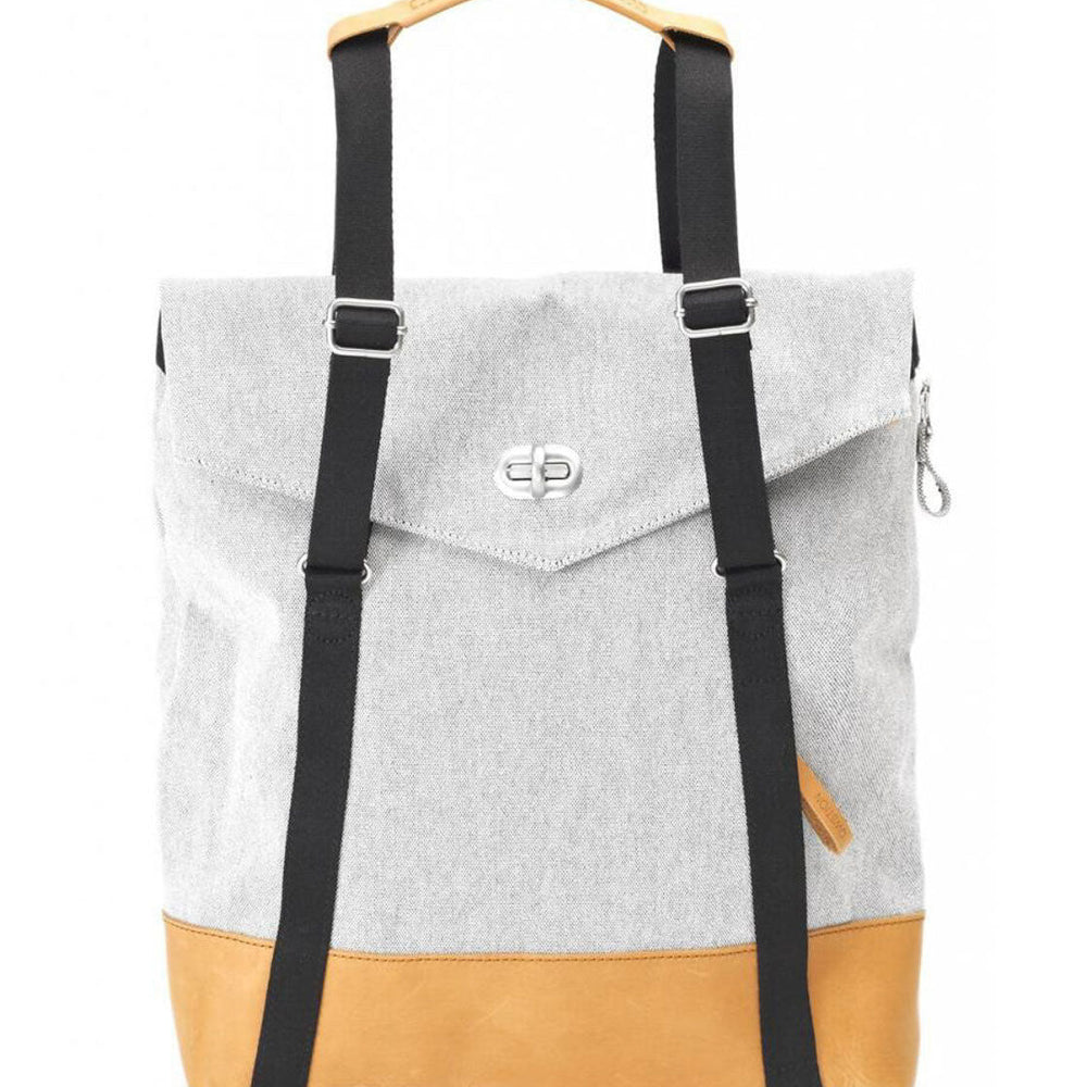 
                      
                        Qwstion Bag Tote raw blend natural leather
                      
                    